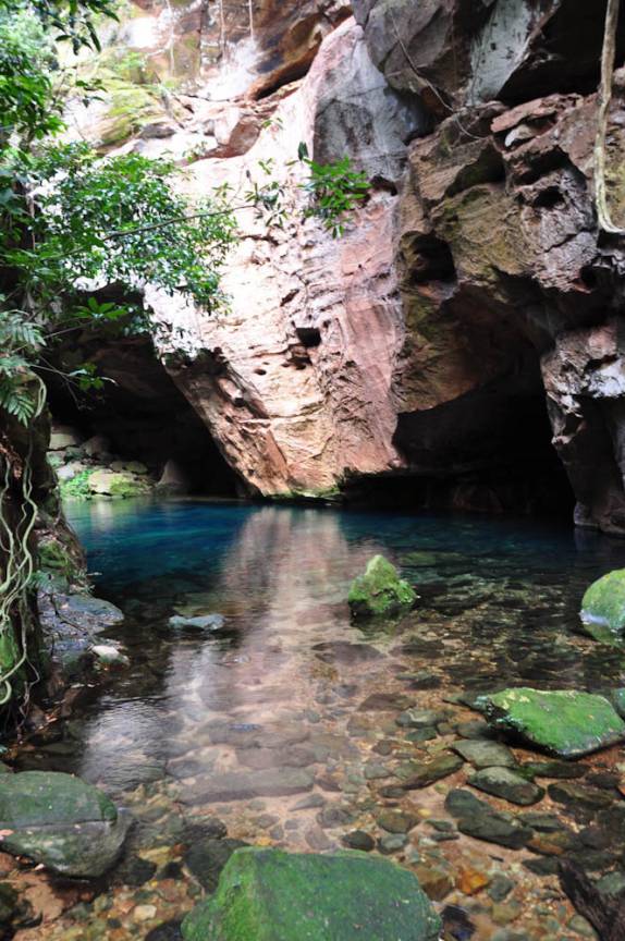 Chegando ao Encanto Azul, próximo à Riachão, na Chapada das Mesas - MA